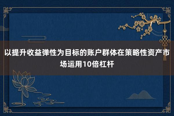 以提升收益弹性为目标的账户群体在策略性资产市场运用10倍杠杆